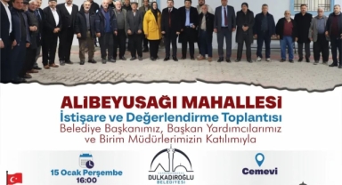 Dulkadiroğlu Belediye Başkanı Mehmet Akpınar, Alibeyuşağı Mahallesi’nde Vatandaşlarla Buluşuyor