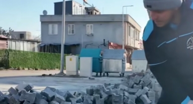 Dulkadiroğlu’nda Yol Seferberliği Devam Ediyor: Kanuni Mahallesi’nde Kilit Parke Çalışmaları Sürüyor