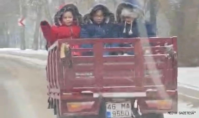 Elbistan’da Yoğun Kar Yağışı Hayatı Olumsuz Etkiledi