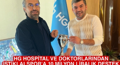 HG Hospital’dan İstiklalspor’a 10 Milyon Liralık Destek