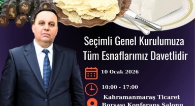Kahramanmaraş Gıda Maddeleri ve Kabzımallar Odası’nda Seçim Heyecanı: Başkan Halit Orhan’dan Birlik ve Hizmet Vurgusu