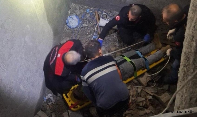 Kahramanmaraş’ta Asansör Boşluğuna Düşen Vatandaş Yaralandı