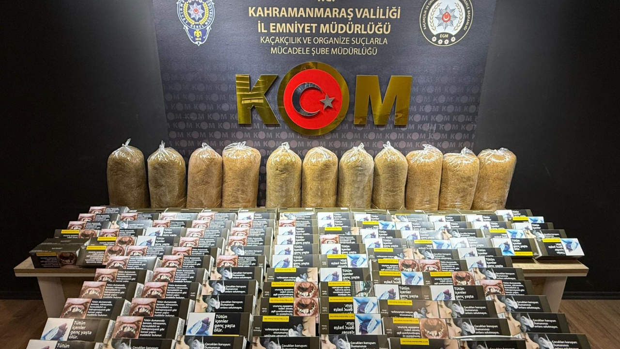 Kahramanmaraş’ta Kaçakçılık ve Uyuşturucu Operasyonu: 1 Tutuklama