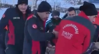 Kahramanmaraş’ta Kar Nedeniyle Mahsur Kalan Hastaya 12 Saatlik Çalışmayla Ulaşıldı
