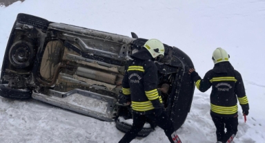 Kahramanmaraş’ta kar yağışı trafik kazalarına neden oldu: 2 yaralı