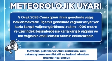 KAHRAMANMARAŞ’TA METEOROLOJİK ALARM: YAĞMUR, KARLA KARIŞIK YAĞMUR VE KAR BEKLENİYOR