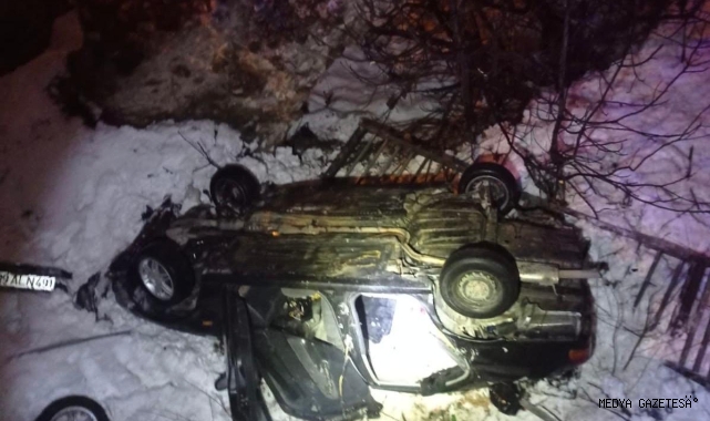 Kahramanmaraş’ta otomobil köprülü kavşaktan aşağı düştü: 3’ü ağır 6 yaralı