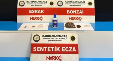 -Kahramanmaraş’ta uyuşturucu operasyonu