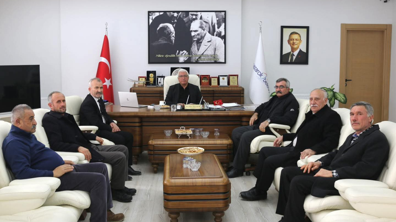 MHP Pazarcık İlçe Teşkilatından Belediye Başkanı Haydar İkizer’e Ziyaret
