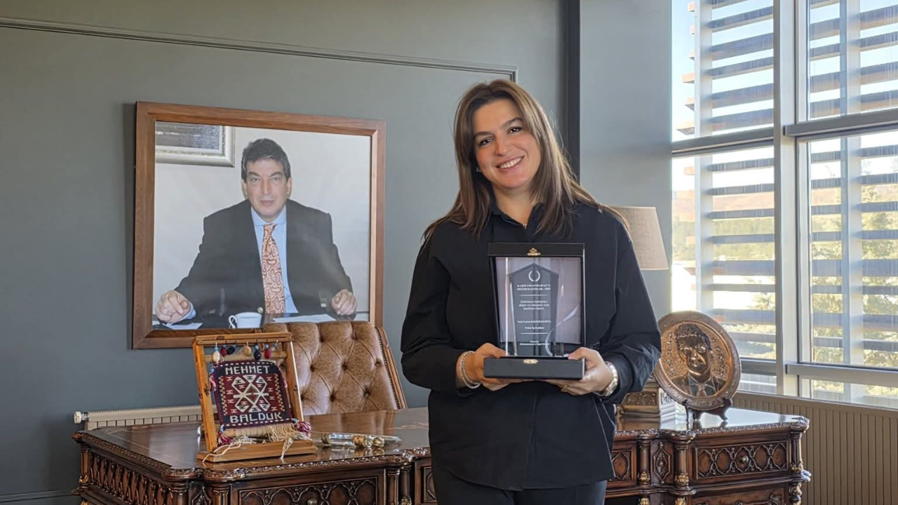 Nazlı Ceylan Balduk’a Kahramanmaraş’ta “Yılın İş Kadını” Ödülü