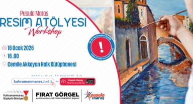 Pusula Maraş’tan Gençlere Sanat Dolu Buluşma; Resim Atölyesine Başvurular Başladı!