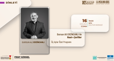 Şair Dursun Ali Erzincanlı, Maneviyat Dolu Gece Yaşatacak