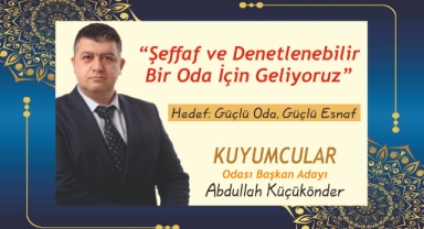 “ŞEFFAF VE DENETLENEBİLİR BİR ODA İÇİN GELİYORUZ”