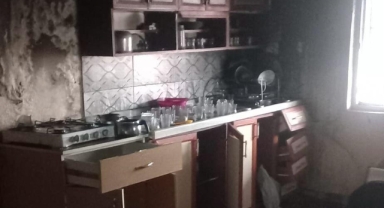 -Türkoğlu’nda cami lojmanında yangın 