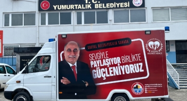 Yumurtalık’ta çürümeye terk edilen kamyonet sosyal hizmet aracı oldu