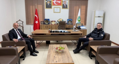 Afşin’de Güvenlik Vurgusu: Yeni Emniyet Müdürü Taphasan’dan Belediyeye Ziyaret