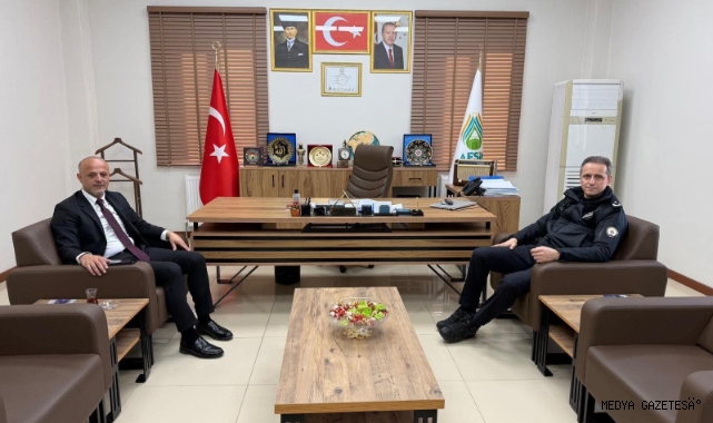 Afşin’de Güvenlik Vurgusu: Yeni Emniyet Müdürü Taphasan’dan Belediyeye Ziyaret