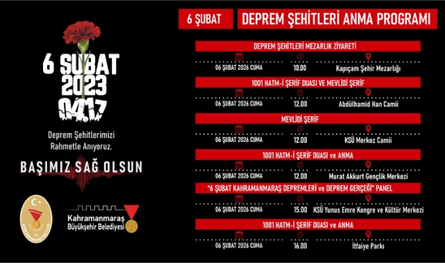 Asrın Felaketinin 3’üncü Yılında Deprem Şehitleri Çeşitli Programlarla Yad Edilecek