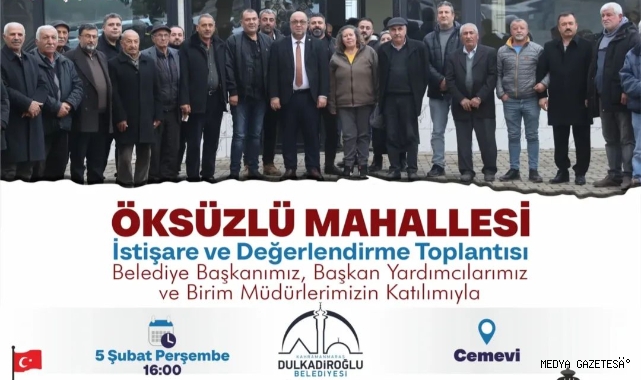 BAŞKAN AKPINAR’DAN ÖKSÜZLÜ MAHALLESİ’NDE HALK BULUŞMASI: “BİRLİKTE KONUŞACAK, BİRLİKTE KARAR ALACAĞIZ”