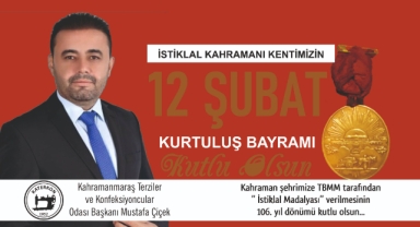 BAŞKANI ÇİÇEK’TEN ‘KURTULUŞ BAYRAMI’ MESAJI
