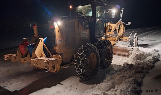 Büyükşehir, Kırsalda Karla Mücadelesini Sürdürüyor