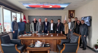 Elektrikçiler ve Bobinajcılar Odası’ndan Esnaf Birliği’ne Nezaket Ziyareti