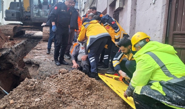Kahramanmaraş’ta Altyapı Çalışmasında Göçük: 1 Yaralı 