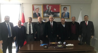 KAHRAMANMARAŞ’TA ESNAF TEŞKİLATINDAN ELBİSTAN’A HAYIRLI OLSUN ZİYARETİ