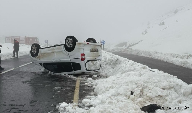 Kahramanmaraş’ta kontrolden çıkan araç takla attı: 2’si çocuk 6 yaralı