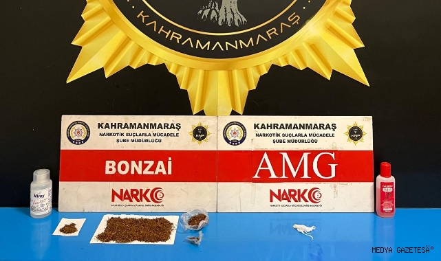 -KAHRAMANMARAŞ’TA NARKOTİK OPERASYONU: 2 TUTUKLAMA