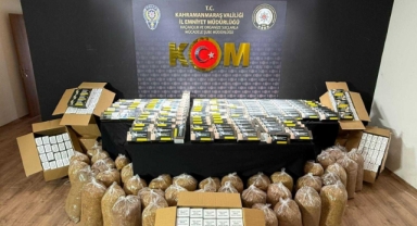 -Kahramanmaraş’ta Uyuşturucu ve Kaçak Tütün Operasyonu