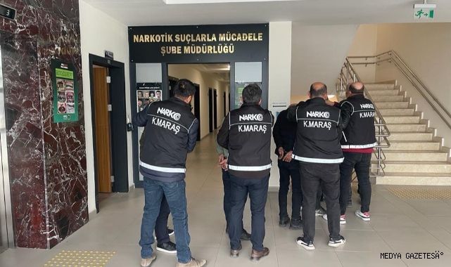 -Kahramanmaraş’ta zehir tacirleri tutuklandı 