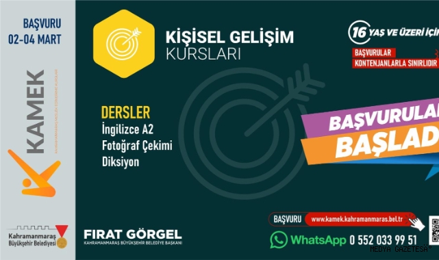 KAMEK’te Bahar Dönemi Başlıyor!