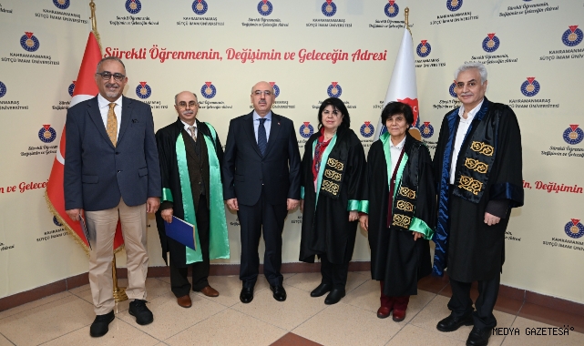 KSÜ’de 33. Yıla Özel Teşekkür Belgeleri Takdim Edildi