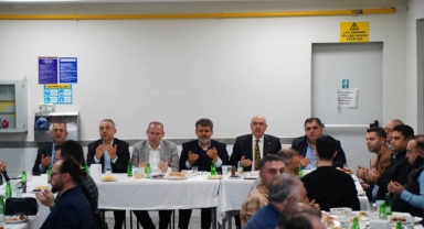 KSÜ Rektörü Prof. Dr. Mahmut Ak, Türkoğlu OSB İftar Programına Katıldı