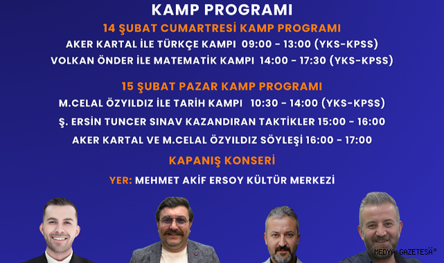 Onikişubat Belediyesi’nden YKS ve KPSS Adaylarına Büyük Destek: Kazandıran Taktikler Kampı Yeniden Başlıyor