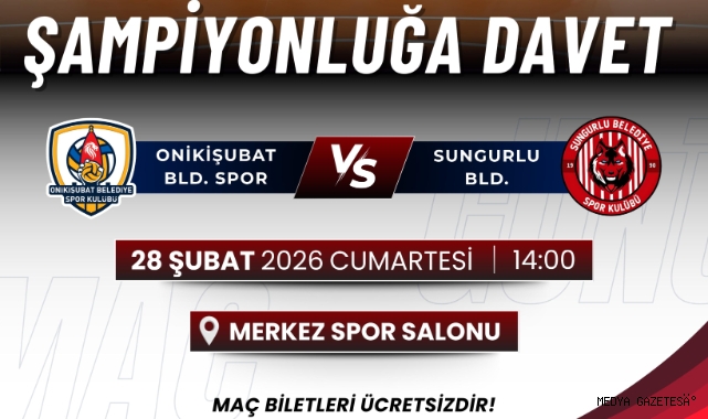 Onikişubat Belediyespor şampiyonluk maçına çıkıyor! Tüm şehir bu tarihi ana davetli