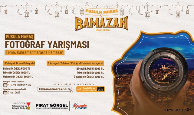 Pusula Maraş’tan Gençlere Ramazan Temalı Ödüllü Fotoğraf Yarışması