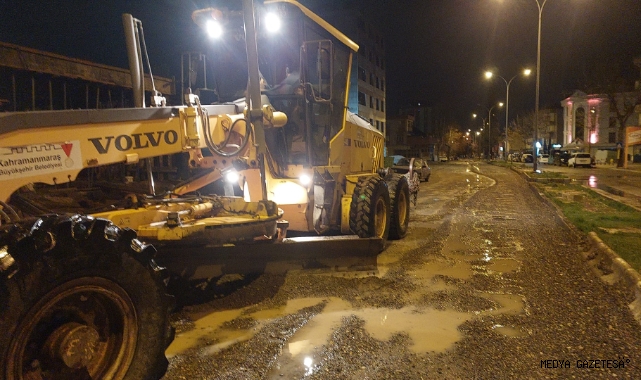 Yağış Sonrası Bozulan Yollara Büyükşehir’den Hızlı Müdahale