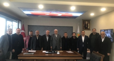 Zahireciler Odası’ndan Esnaf ve Sanatkârlar Odaları Birliği’ne Nezaket Ziyareti