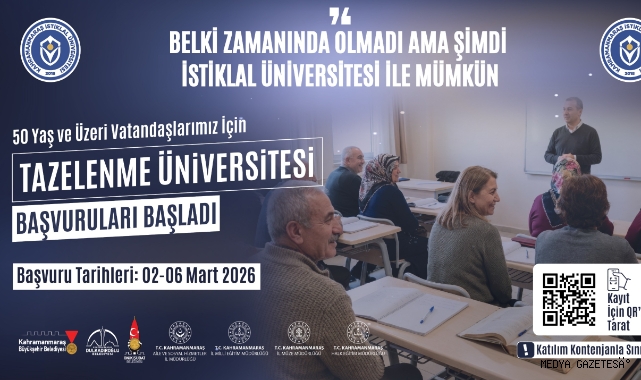 50 Yaş Üstüne Üniversite Kapısı; “Tazelenme Üniversitesi”ne Başvurular Başladı!