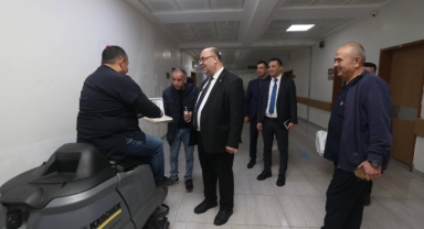 BAŞKAN AKPINAR’DAN HASTANEDE BAYRAM ZİYARETİ: GÖNÜLLERE DOKUNAN BULUŞMA