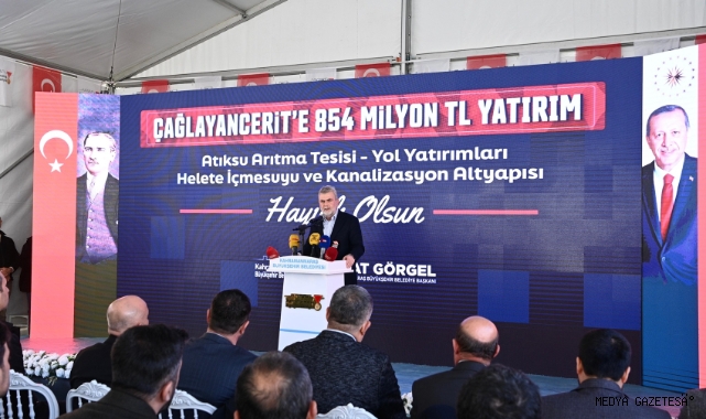 Başkan Görgel, “854 Milyonluk Yatırımlarımız Çağlayancerit’imize Hayırlı Olsun”