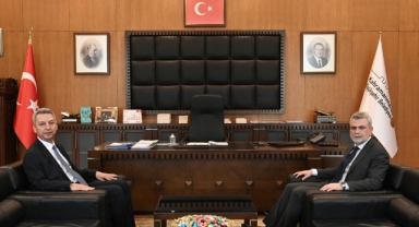 Başkan Görgel, KSÜ Rektörü Okumuş’u Ağırladı