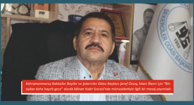 Başkan Özsoy; Kadir Gecesi Mesajı