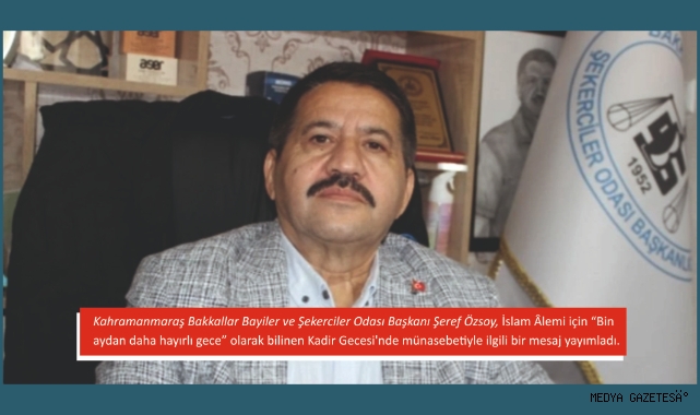 Başkan Özsoy; Kadir Gecesi Mesajı