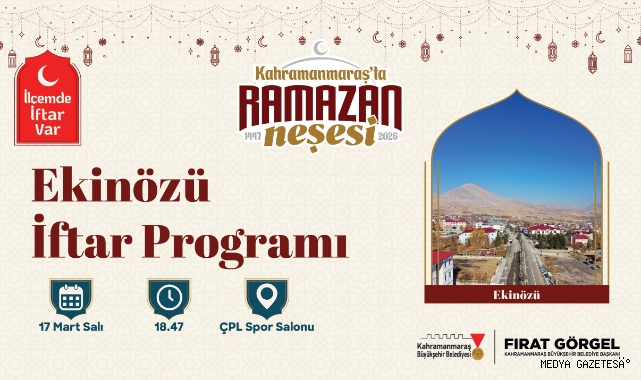 Büyükşehir, Ekinözü’nde Ramazan Sofrası Kuruyor