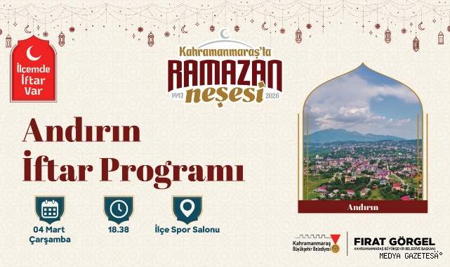 Büyükşehir’in Gönül Sofrası 4 Mart’ta Andırın’da Kurulacak