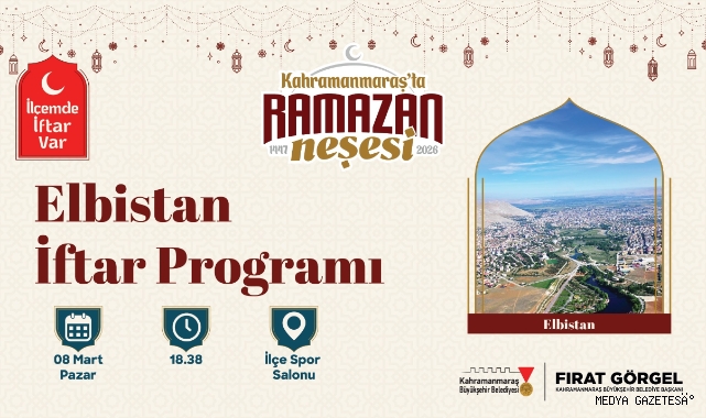 Büyükşehir’in Gönül Sofrası 8 Mart’ta Elbistan’da Kurulacak