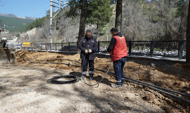 Çınaraltı Sosyal Tesisleri’nde Çevre Düzenine Geçildi